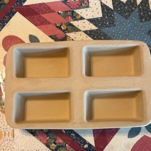 Pampered chef family heritage stone loaf pan